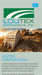 Mobile Screenshot of loutexcontractors.net